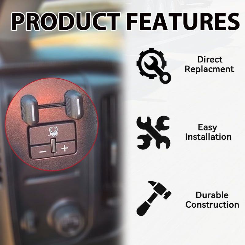 RLP Trailer Brake Control Switch Assembly Compatible with 2014-2020 Chevy Colorado Silverado Suburban GMC Canyon Sierra Yukon Replacement for 84108373 23145874