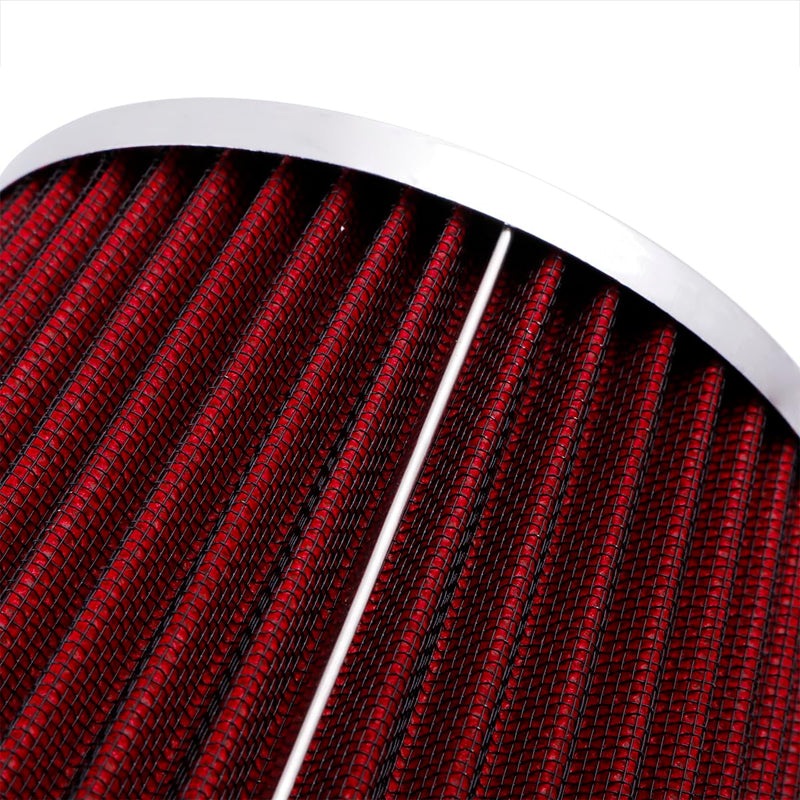 2.5"Universal Clamp-on Air Intake Filter - Washable, High-flow，Lower intake air temperature, Inlet Cold Air Cone Replacement 2.5"