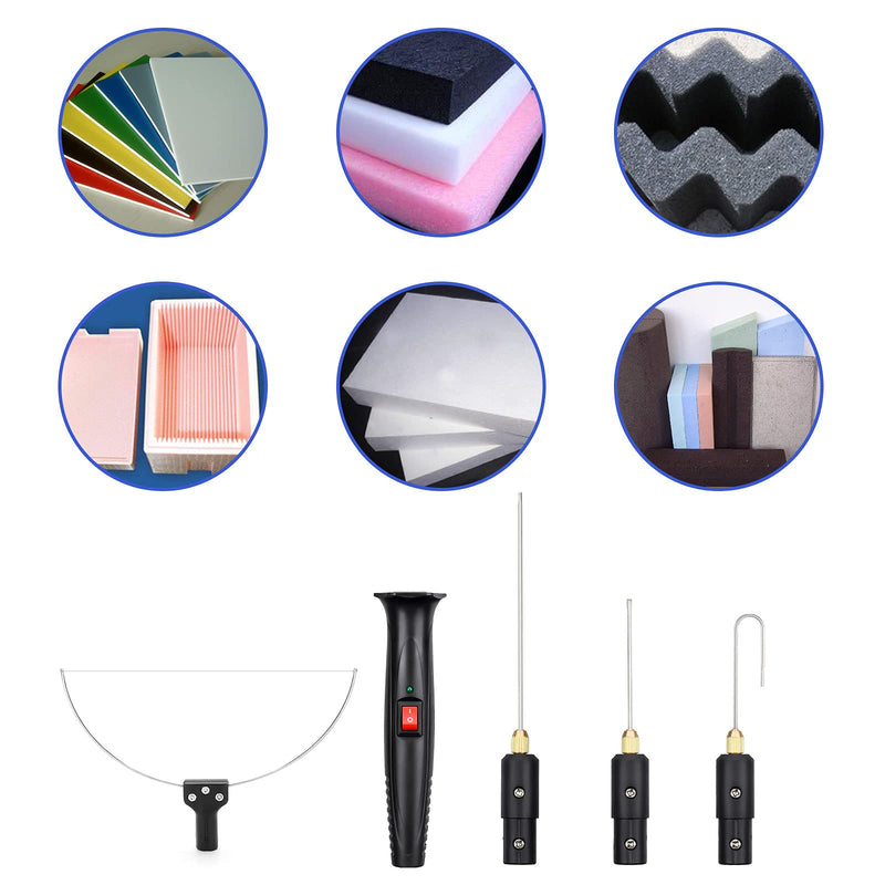 4 in 1 Foam Cutter Set with Digital Voltage Controller, GOCHANGE Electric Cutting Machine Pen Tools Kit, 100-240V /18W Styrofoam Cutting Pen with Electronic Voltage Transformer Adaptor FMC-05