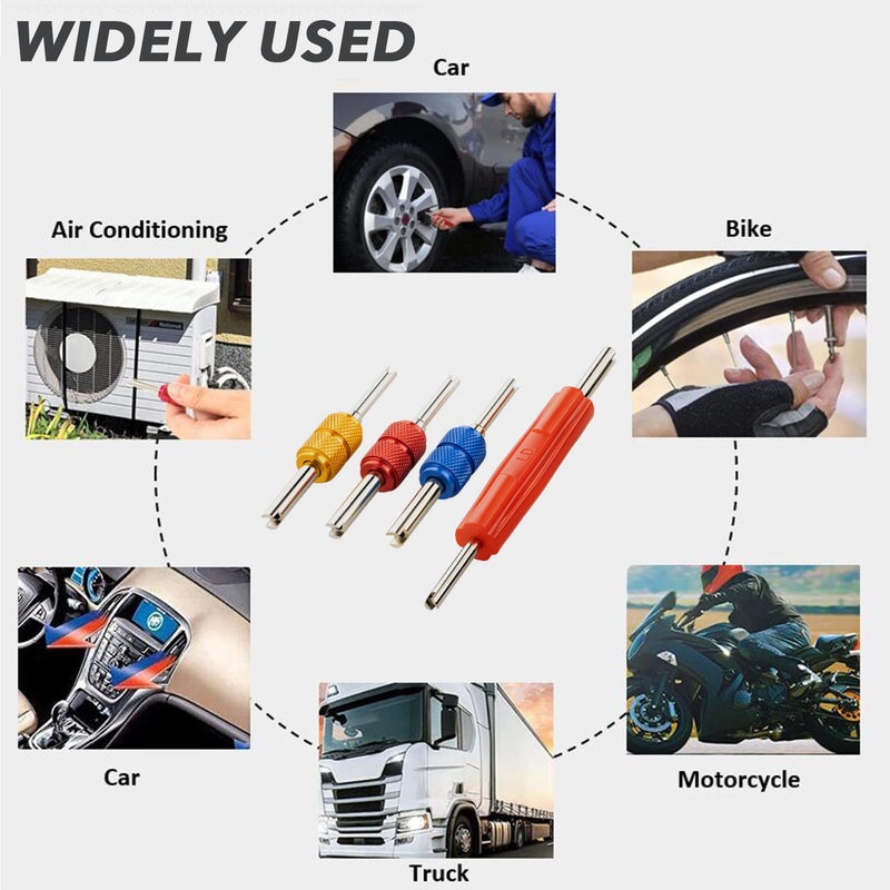 Diking R134A R12 A/C HVAC Air Conditioner Schrader Valve Stem Core Remover Tool (Remover Tool)