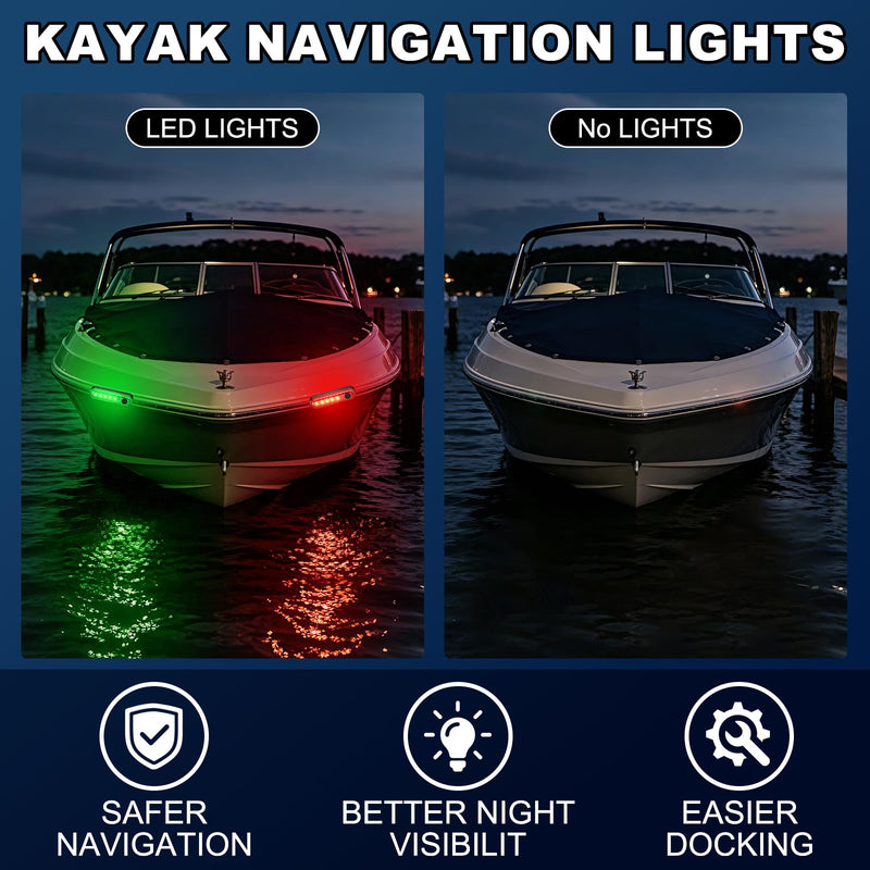 Jerify 20 Pack USB Rechargeable LED Bike Tail Light Navigation Lights Kit Bicycle Rear Waterproof 4 Light Mode Options for Night Back Bicycle Taillights, Night Kayaking, Boating Red, White,Green