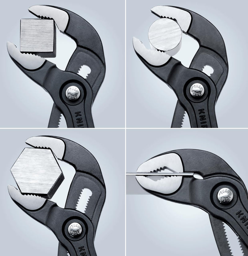  [AUSTRALIA] - KNIPEX Tools 87 01 250 Cobra Water Pump Pliers,10-Inch 10 inches