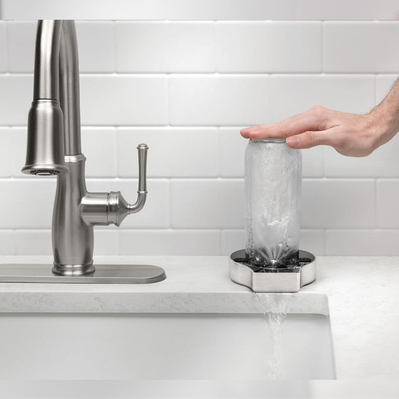 Homewerks GR001SS Glass Rinser for Kitchen Sinks, Bar Glass Rinser Stainless Steel 1.2 GPM