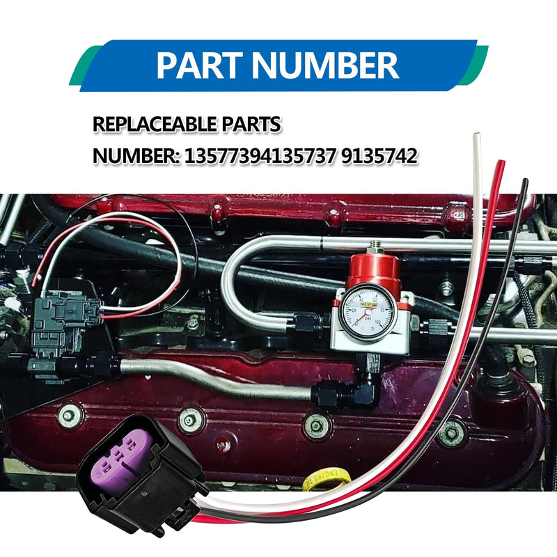 GM E85 Plastic Flex Fuel Sensor Connector Pigtail Fuel Composition Ethanol, Fuel Composition Ethanol Replace 13577394 PT-E85-2 13577394 13577379 13577429
