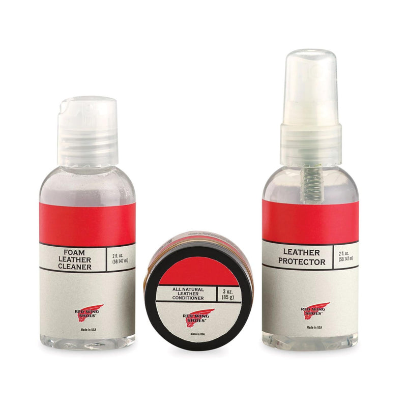 Red Wing Shoes Mini Care Kit #2 for Waxed Full Grain or Nubuck Leathers