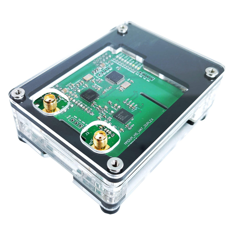 Duplex MMDVM & Raspberry Pi4 & 3B+ | Room for 0.96” Screen | Zebra DRPi-1S (Black Ice) Pi 3&4 Compatible