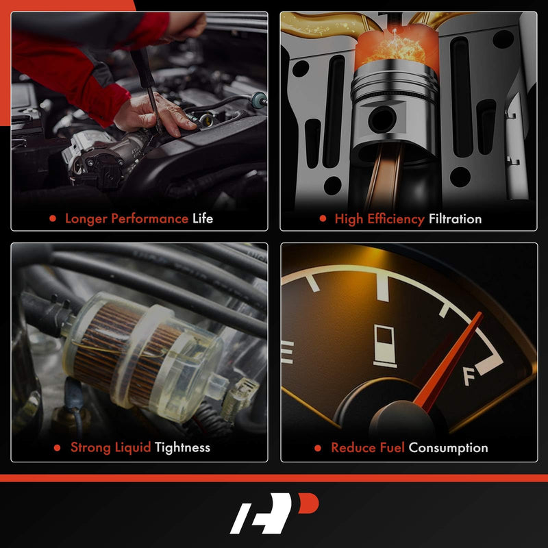 A-Premium Fuel Filter Assembly Compatible with Land Rover Range Rover Sport 2006 2007 2008 2009 4.2L, Replace# WFL500010