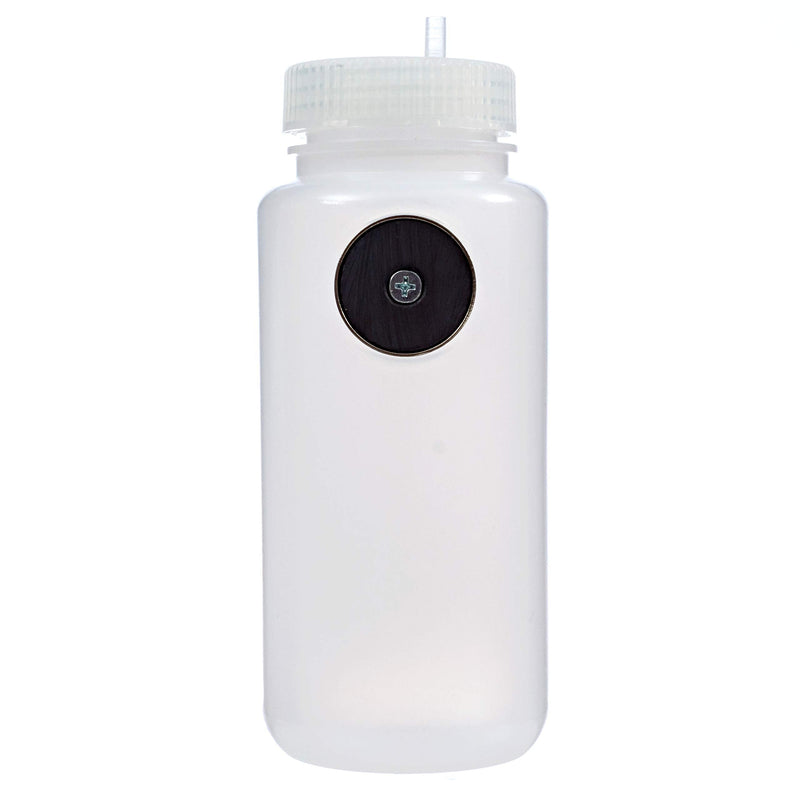 Mission Automotive Brake Bleeder Kit - 16 Oz, White - Brake Fluid Bleed Kit & Magnetic Bleeder Bottle with Lanyard