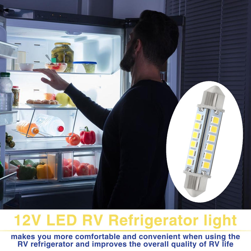 200729000P RV Refrigerator 12V LED Light Bulb for Dometic RM2662 RM2652 RM3762 RM1350M RM1350IM RM2620 RM2820 Also Fit for Norcold N611 N621 Series RV Refrigerators