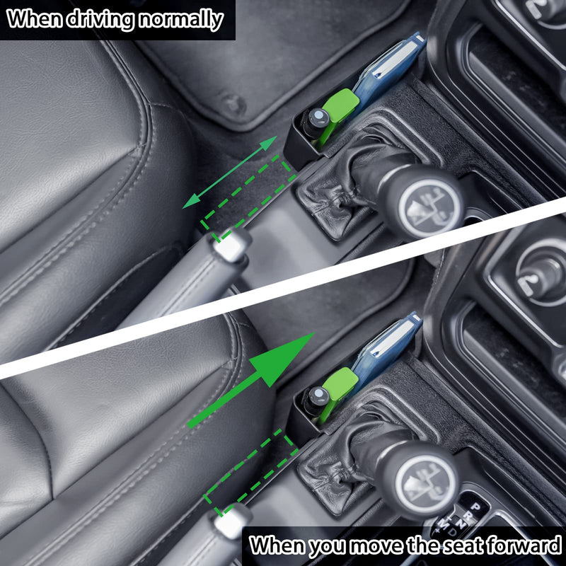 Center Console Gear Shift Organizer Tray Compatible with Jeep Wrangler JL/JLU 2018-2023 2024 2025 and Jeep Gladiator JT Truck 2020-2022 2023 2024 2025 Storage Box Accessories (Not for JK/JKU)