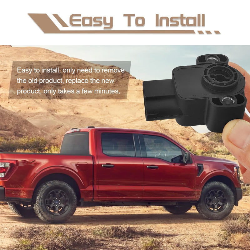 Accelerator Pedal Position Sensor, Compatible with F0rd F-250/F-250 Super Duty, F-350/F-350 Super Duty/F450 Super Duty 8 Cyl|7.3L, Replace# 699-200, F6TZ9F836AA, T92001, 671000P