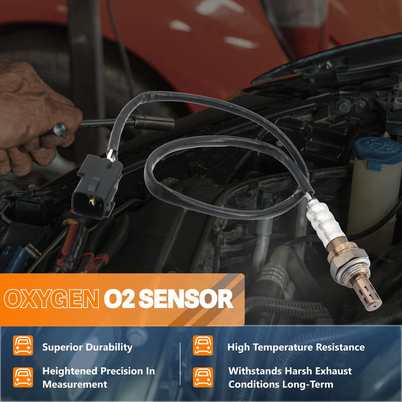 O2 Sensor Upstream and Downstream 2Pcs - Compatible with Hyundai Sonata, Santa FE, Tucson, for Kia Forte, Optima, Sorento Replace#392102G100, 392102G200, 234-5029, 234-4238 392102G100 +392102G200 O2 Sensor