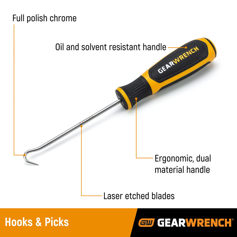 GEARWRENCH 8 Pc. Long Hook & Pick Set - 84010H 8 Pc. Set New Version