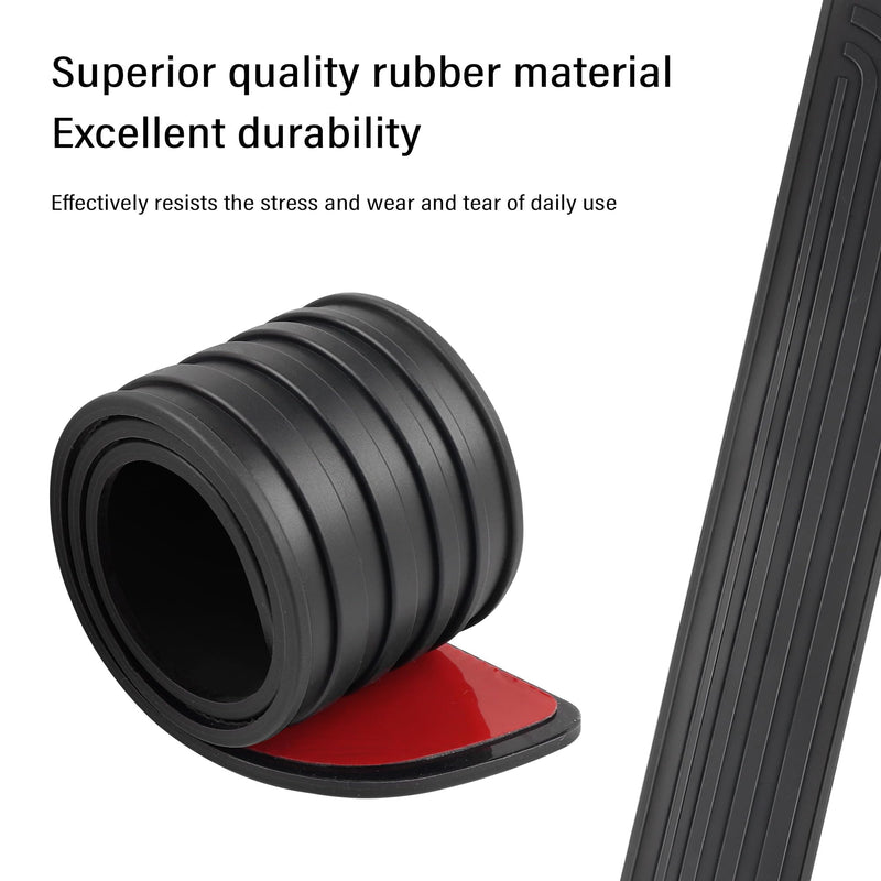 4PCS Car Door Sill Protector,Anti-Scratch & Waterproof Car Door Sills Scratch Protection,Universal Car Exterior Accessories Automotive Door Entry Guard for Car,Truck,SUV (Black, Width 1.57") Width 1.57" Black