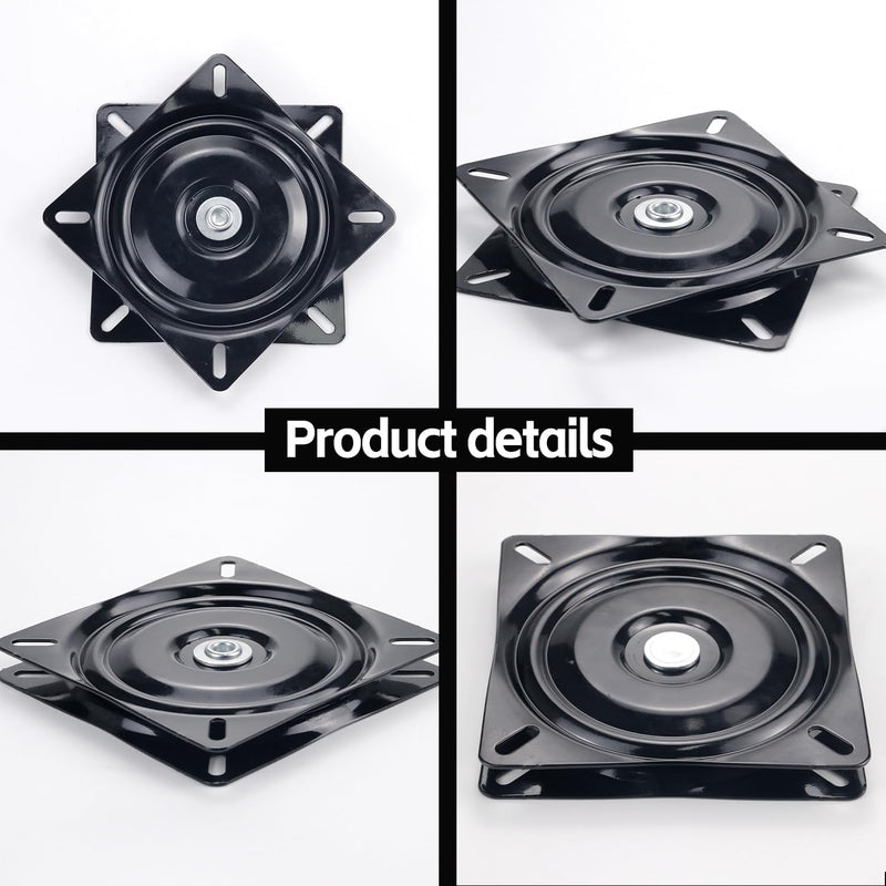 Smooth 360-Degree Boat Seat Swivel with Steel Construction, 5 1/4" Bolt Pattern, Compact Size for Boat Seats, Bar Stools, Counter Stools (Seat Swivel 1PC) Seat Swivel(1PC)