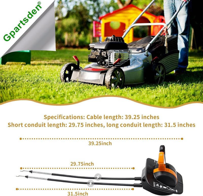 GY20948 Throttle Choke Cable for John Deere LA120 125 135 145 155c 190c LA130 LA135 LA140