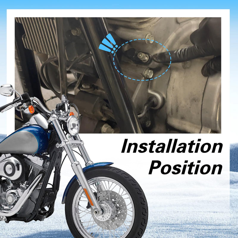 Crankshaft Position Sensor Compatible with Touring Dyna Electra FLHT FLHR FXD Wide Glide Road King 2000 2001 2003 Replace#:32798-00B