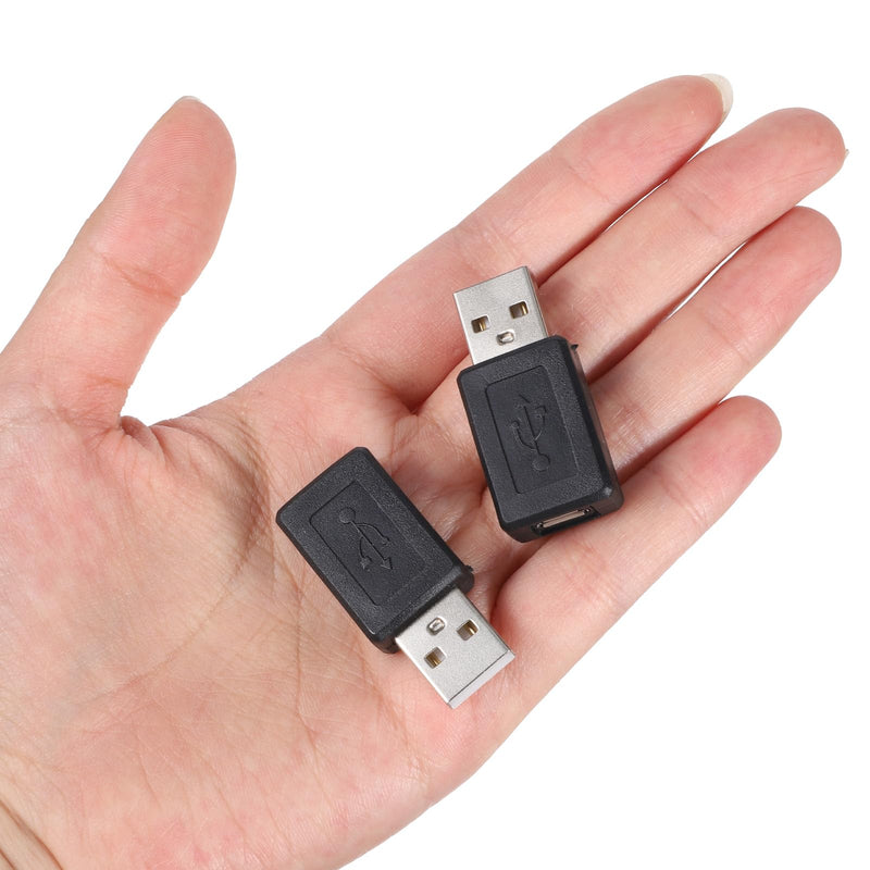 3 Pcs Micro USB to USB Adapter USB-2.0 A Male to USB-Micro Female Adapter Converter Micro USB-Extension Cable for Smartphones Laptop