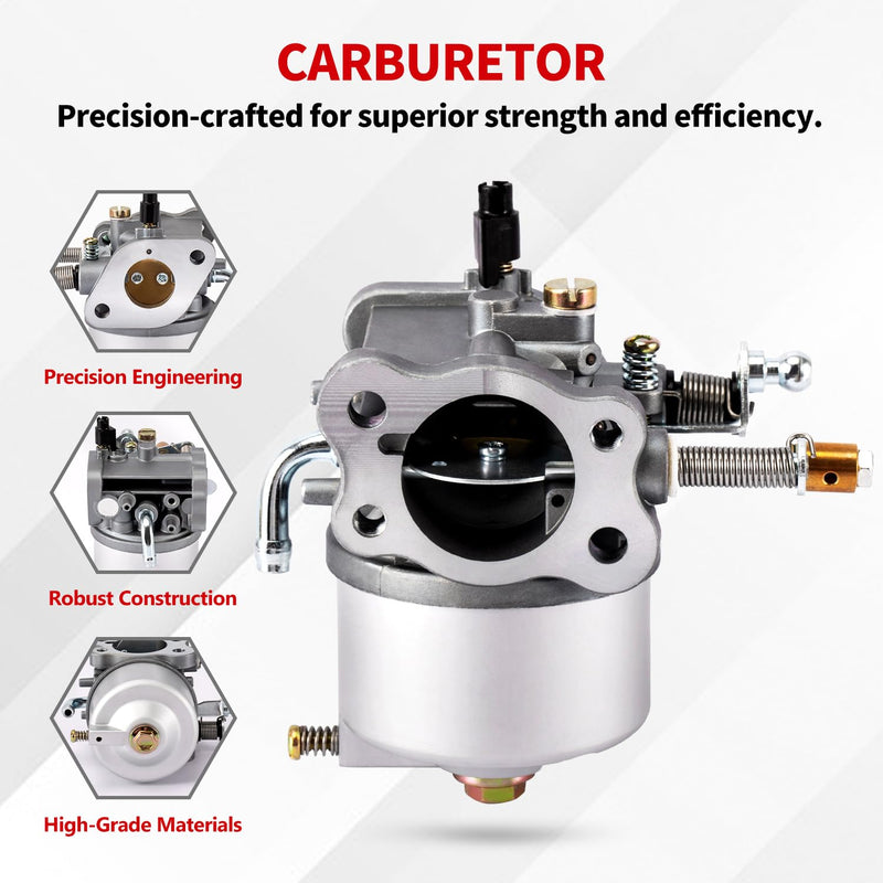 Carburetor for EZGO 295cc Robin Engine Golf Cart Gas Club Car 4-Cycle Engine 1991-UP TXT Medalist Marathon Freedom ST with Fuel Pump, Carb Replace OEM# 72558G01 72558G05 72840G02 26645G01 26645G03