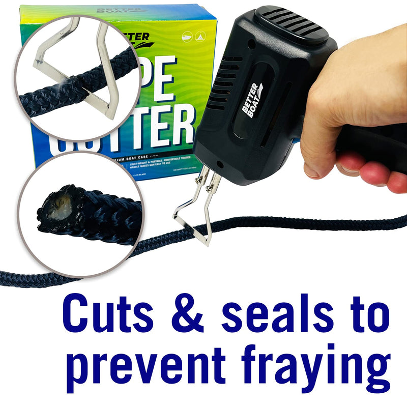 Hot Knife Rope Cutter, Heated Nylon Strap Cutting and Sealing Tool, Marine Grade Line Cutter, Fabric Ribbon, Plastic Cutting and Sealing Tool