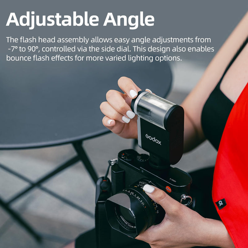 Godox IA32 Mini Flash for Photography, 8 Power Levels, Portable Lightweight Design