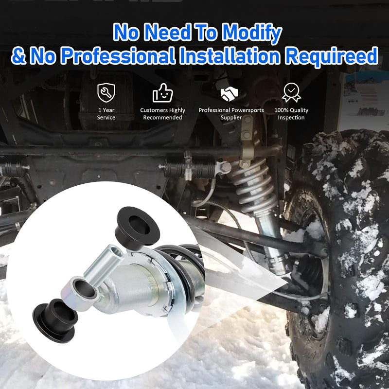 Rear Shock Bushing Sleeve Kit for Polaris Ranger 1000 900 800 700 570 500 425 400 Diesel EV TM ETX
