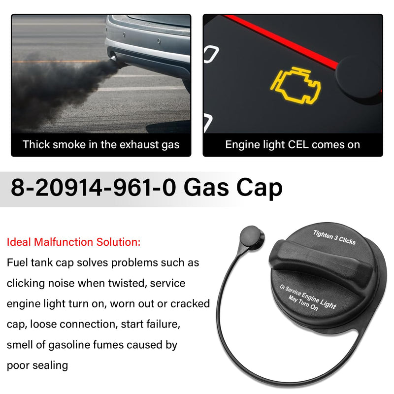 Gas Cap Replacement 8209149610 for for Isuzu 2004-2009 2012-2019 NPR NPR-HD