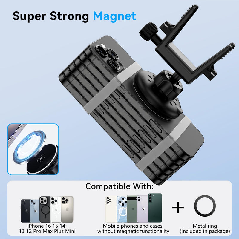 Qi2 Certified 15W Fast Charging Magnetic Wireless Phone Mount for Mercedes Benz A/B/C/E/G/GLA/GLK Car Phone Holder Accessories for MagSafe for iPhone 17 16 15 14 13 12 Pro Max Plus Mini
