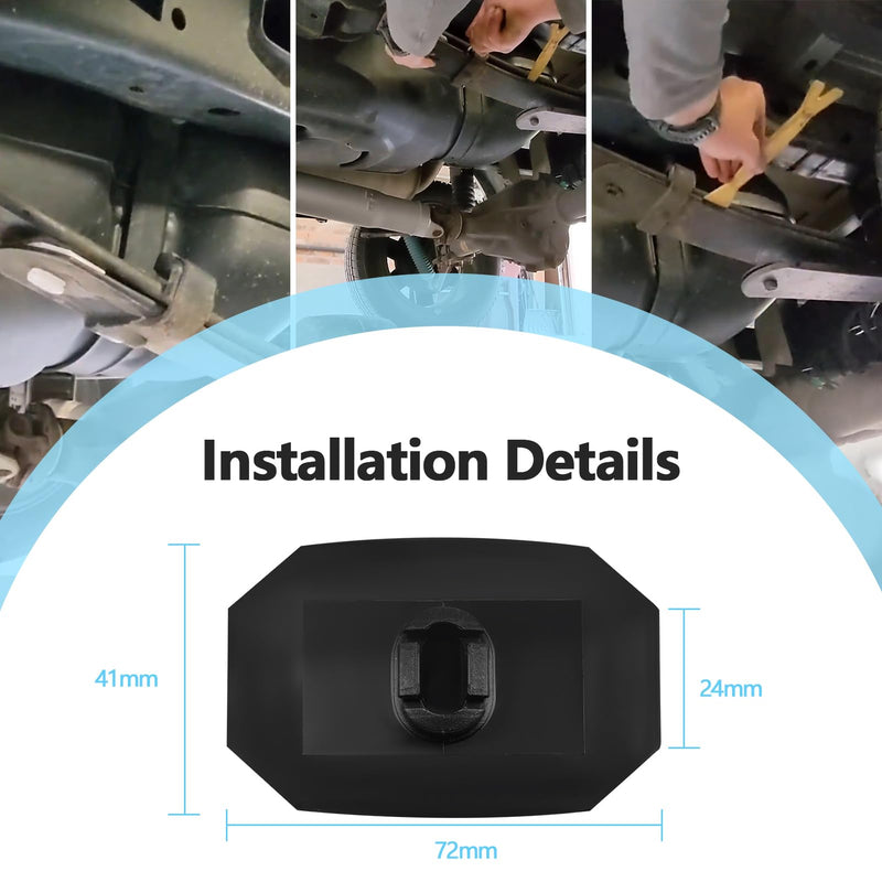 FL3Z5586B 4PCS Rear Leaf Spring Insulator Bushing Inserts Compatible with Ford F150 2015 2016 2017 2018 2019 2020 Replaces FL34 5586-AA