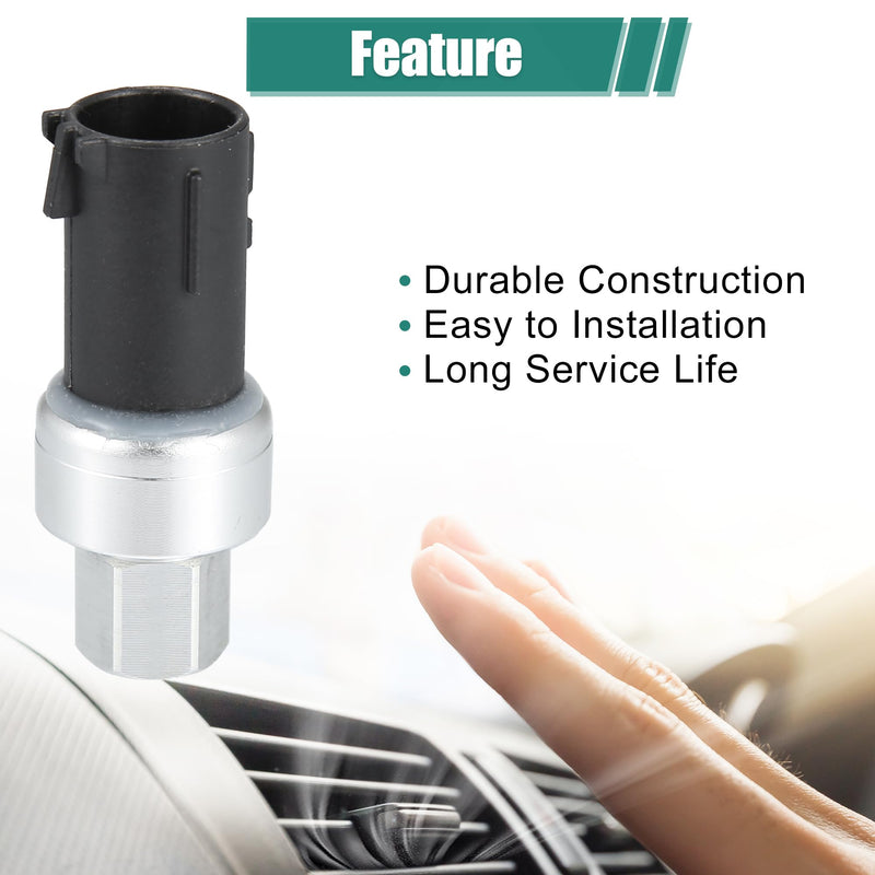 uxcell 1Pcs A/C Pressure Sensor No.6F9Z19D594AA for Ford Crown Victoria 4.6L 2002-2011 for Ford Edge 3.5L 2007-2010
