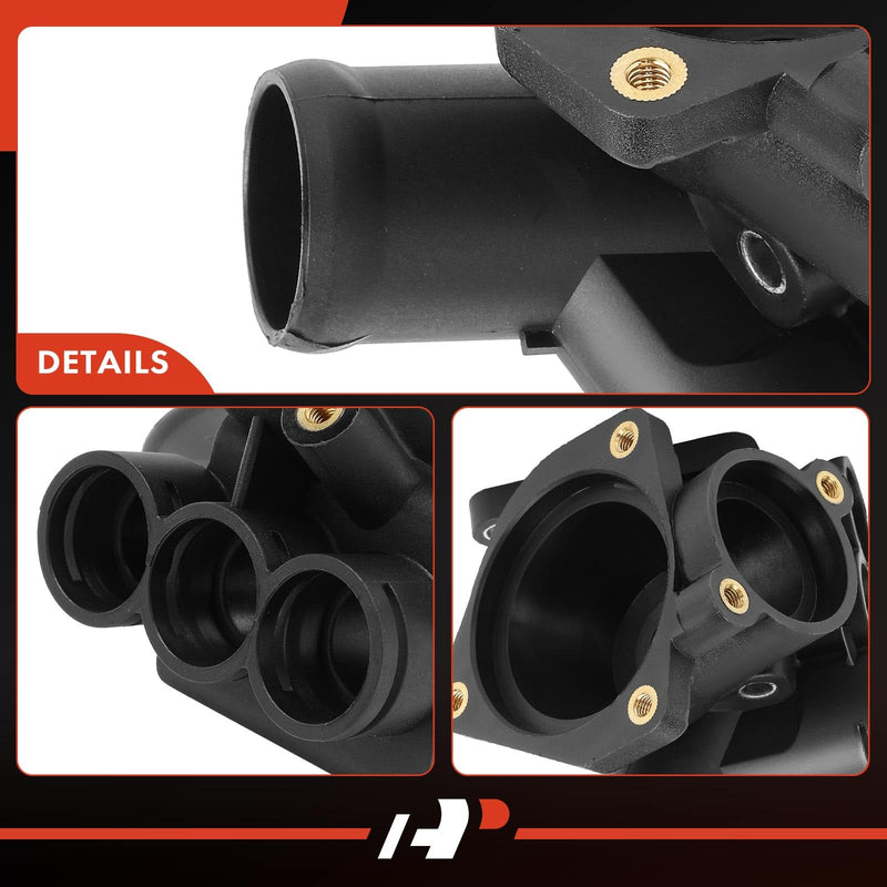 A-Premium Thermostat Housing Water Outlet Compatible with Hyundai - Tucson 2014-2021 2.0L