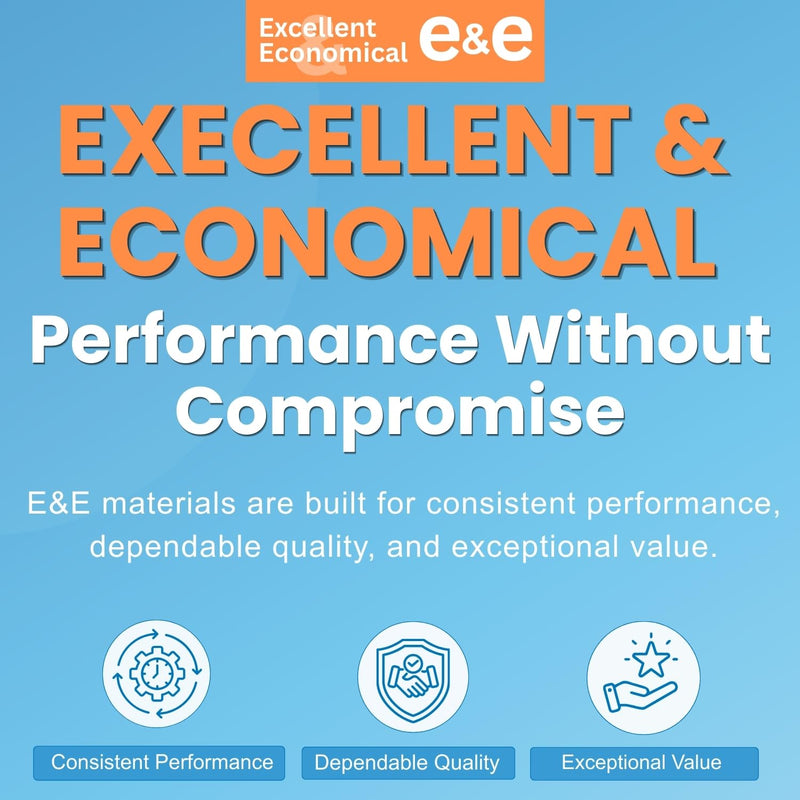 E&E Heavy Body Fast Set, Set of 4 X 50ml Cartridge + 24 Mixing Tips, 40 Seconds Working Time, 2 Minutes Setting time - High Viscosity Material