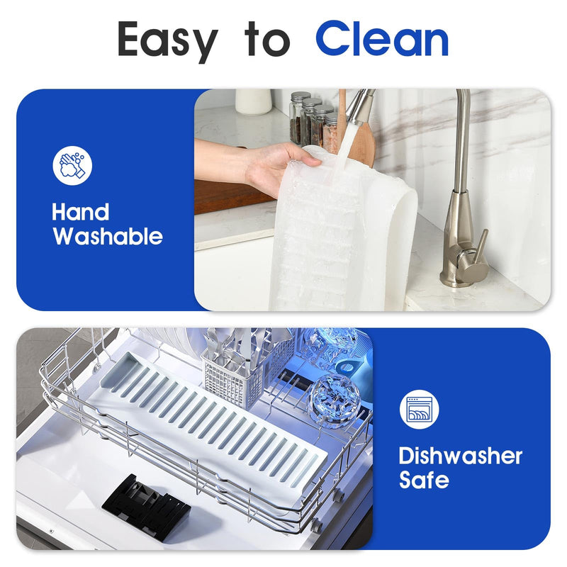 Snuggery 30"x4" Silicone Sink Edge Protector - Splash Guard with Suction Cups & 5° Tilt, Cuttable Edge Guard for Kitchen Sink, Bathroom,Granite & Quartz Countertops(White) 4"x30"