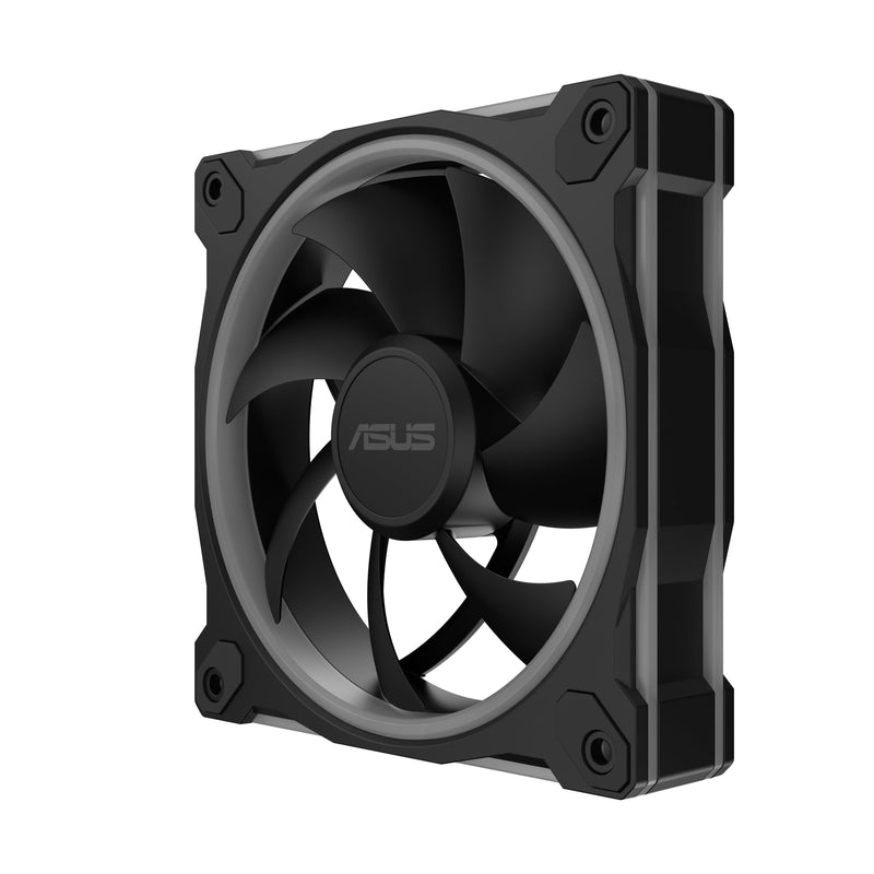 ASUS Prime MR120 ARGB Fan Black Triple Pack, 28mm Extra-Thick Frame, Quiet, high-Performance Cooling with PWM, 20 ARGB LEDs with Dual-Sided Frame Lighting, Aura Sync, 2 Year Warranty 3 Pack MR120 ARGB|Black