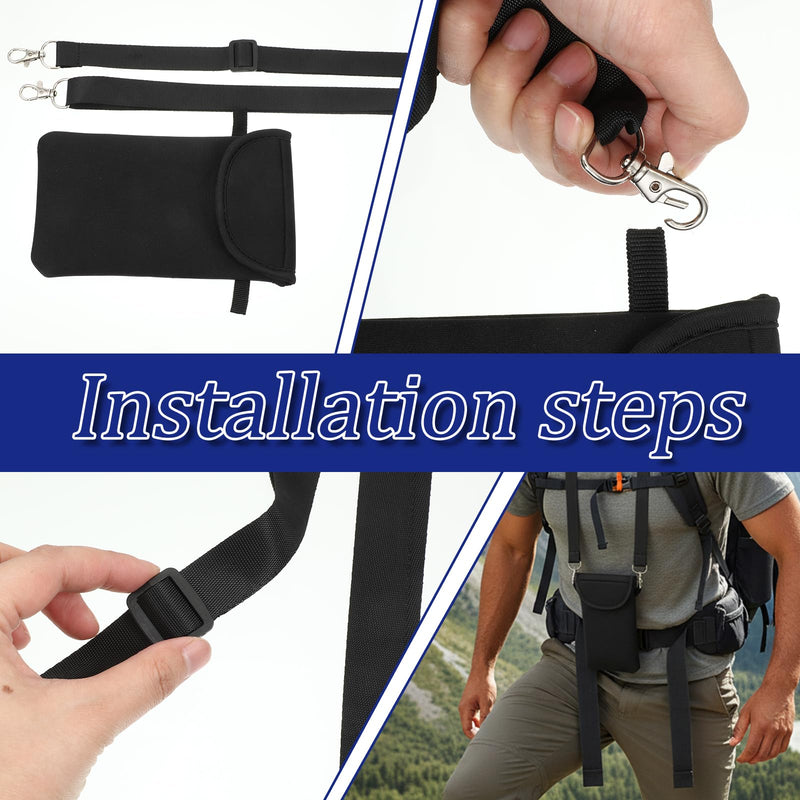 Universal Cell Phone Pouch, Waterproof Neoprene Phone Sleeve with Neck Strap Lanyard Holder, Around Neck Carrying Case for Cellphone Men Women 1 Pcs