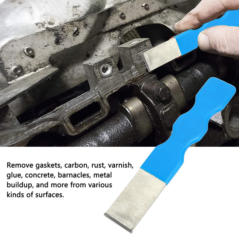 Car Carbide Scraper Tool 1‑1/4 inch Metal Carbide Gasket Scraper Tool With Ergonomic Handle, Portable Versatile Carbide Surface Scraper, Universal Denibbing Tool for Stubborn Gaskets Remove