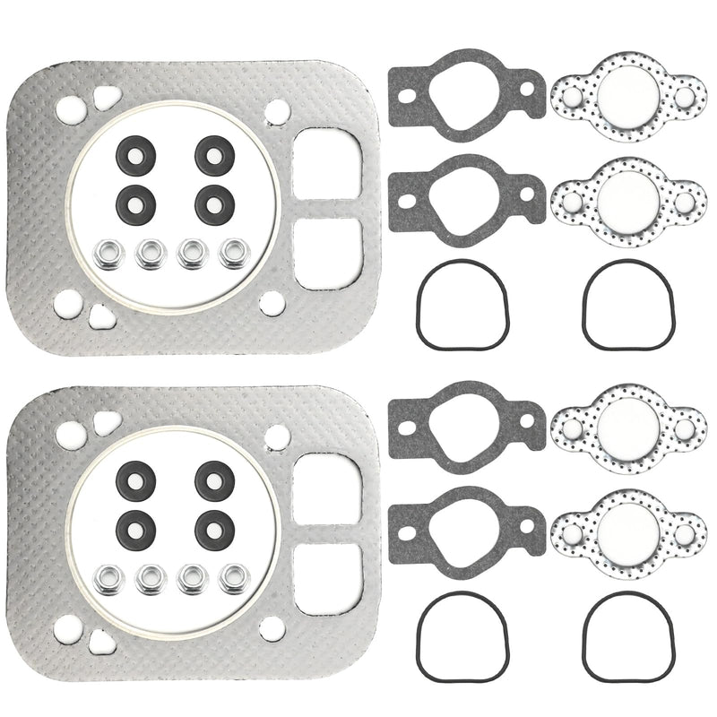 Cylinder Head Gasket Kit for Kohler 24-841-04S, 24 841 03S, 24 041 37-S, 24 041 16, 24 041 32 Kohler CH25 CH730 CH740 CV25 Engine Head Gasket Kit (2-Pack)