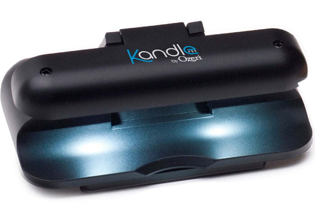 Ozeri Kandle Book Light - LED Reading Light Designed for Books and eReaders. Black