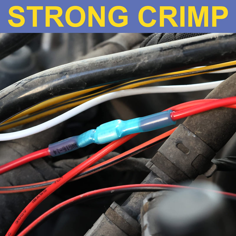 haisstronica 460PCS Heat Shrink Spade Connectors,AWG 22-10 Female and Male Wire Connectors,Quick Disconnect Spade terminlas AWG 22-10 Male&Female Kit 460PCS