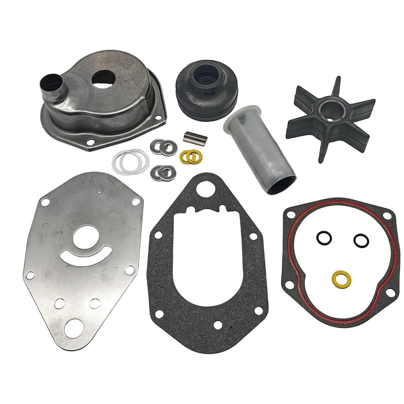 Boat Marine 812966A12 Water Pump Impeller Repair Kit for Mercury 30 35 40 50 60 HP Outboards Replacement 14334A3 18-3690