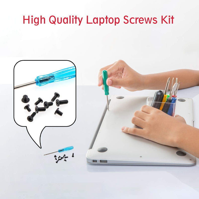 800pcs Small Replacement M2 M2.5 M3 Laptop Notebook Computer Screws Set Kit for IBM HP Dell Samsung Sony Toshiba Gateway Acer Lenovo (10 Sizes)