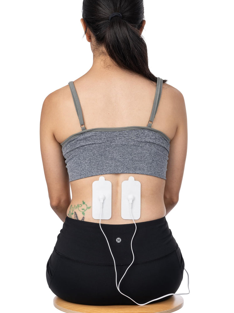 Discount TENS – XL Replacement Electrodes for TENS Units, 20 Pairs (40 Electrodes) – 2" x 4" Premium Reusable Electrode Conductive Pads, Compatible with 3.5mm Snap Connector TENS and EMS Devices 20 Pair (40 Pads)