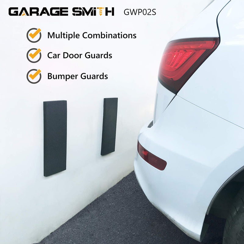  [AUSTRALIA] - AMPULLA GWP02S Garage Wall Protector Car Door Protectors, Designed in Germany (2, Black) 2