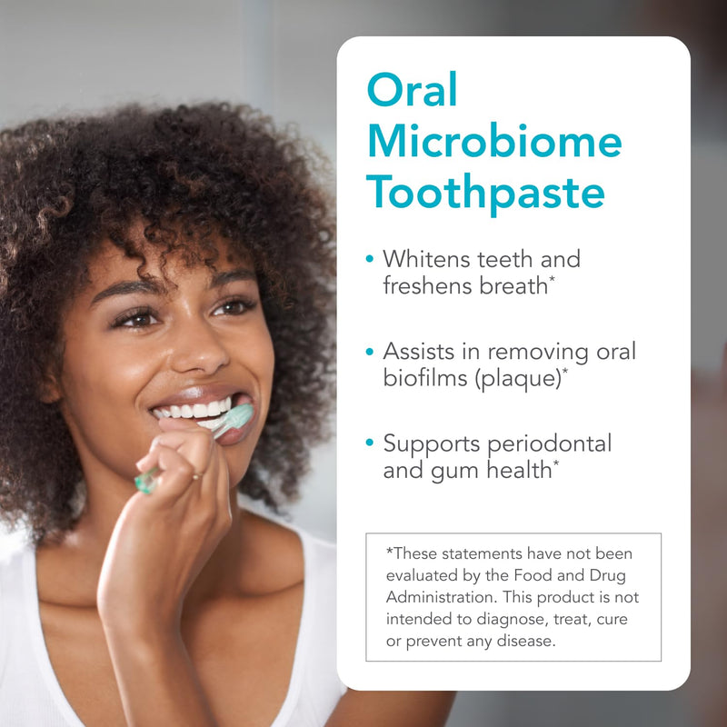Biocidin Dentalcidin Whitening Toothpaste - Mint Fluoride Free Toothpaste for Sensitive Teeth - 18 Botanical Blend - Promote a Healthy Oral Microbiome, Plaque Removal, Gum Health - Plant Based (3 oz) Dentalcidin Toothpaste