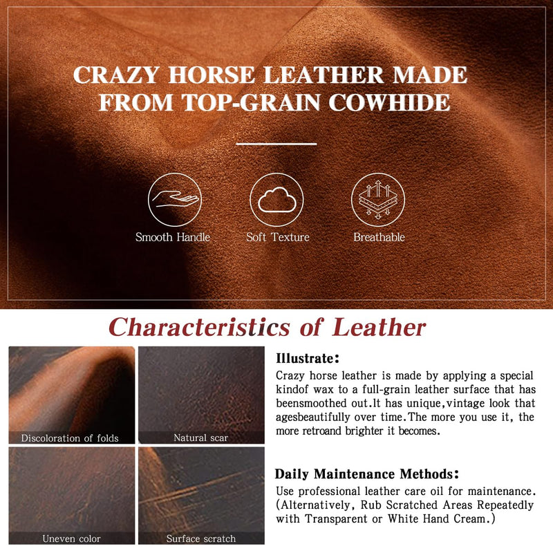 Genuine Leather Electrician Tool Pouch and Belt, Adjustable Leather Tool Belt with Multi-Pockets for Electricians, Brown Small