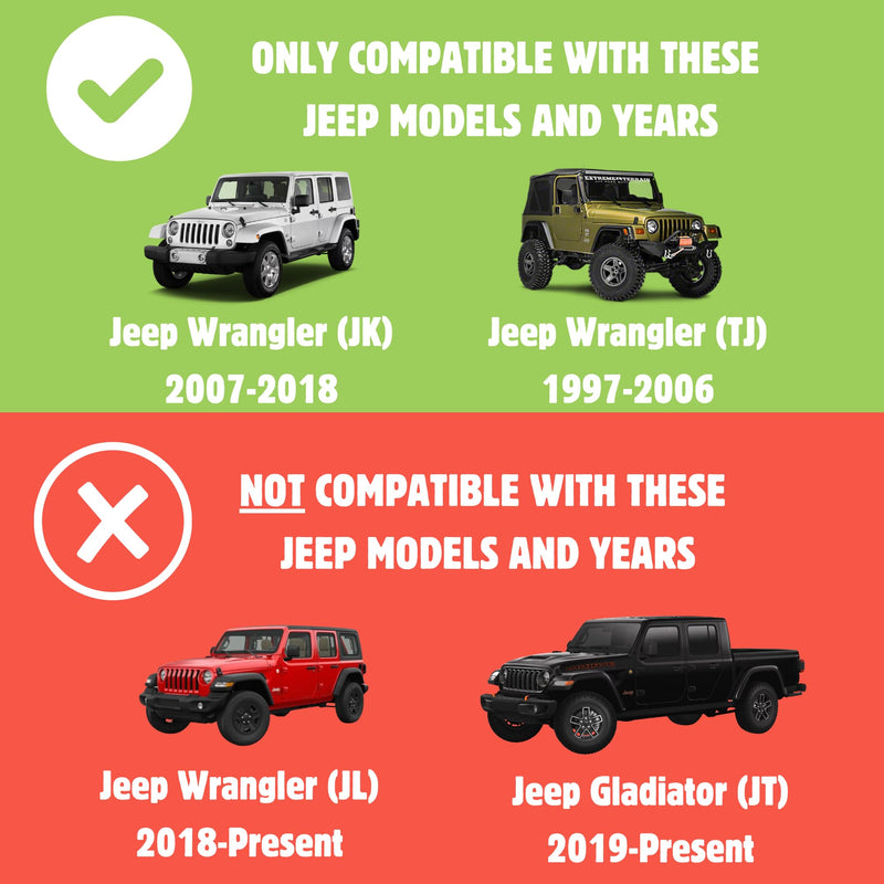 No Adhesive 8 Pack Duck Holder for Jeep Wrangler JK/TJ | Vent Mounted Duck Holder Dashboard for Jeep Wrangler Dash