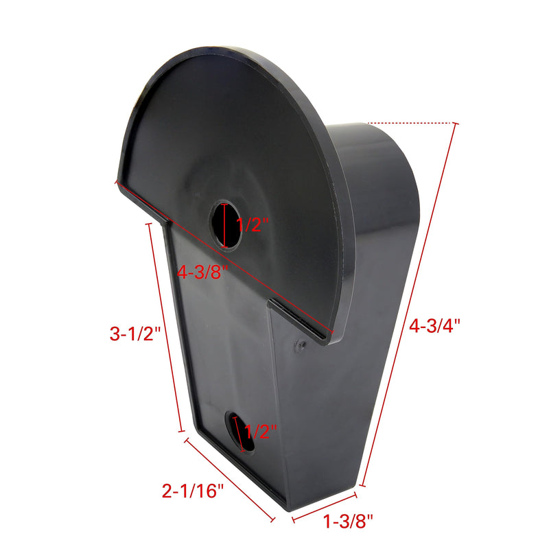 Extreme Max 5001.5811 Minimalist Wall-Mount Helmet Hanger - 2 Count (Pack of 1) Pack of 2