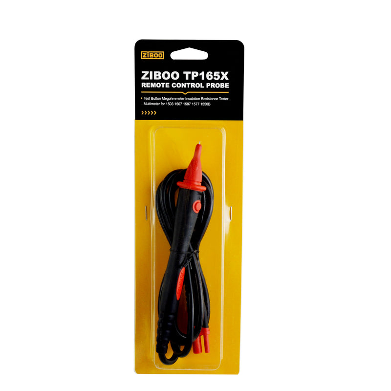 ZIBOO ZB165X Remote Control Probe with Test Button Use for Megohmmeter Insulation Resistance Tester, Insulation Multimeter,Compatible with FLUKE 1503 1507 1587 1577 TP165X