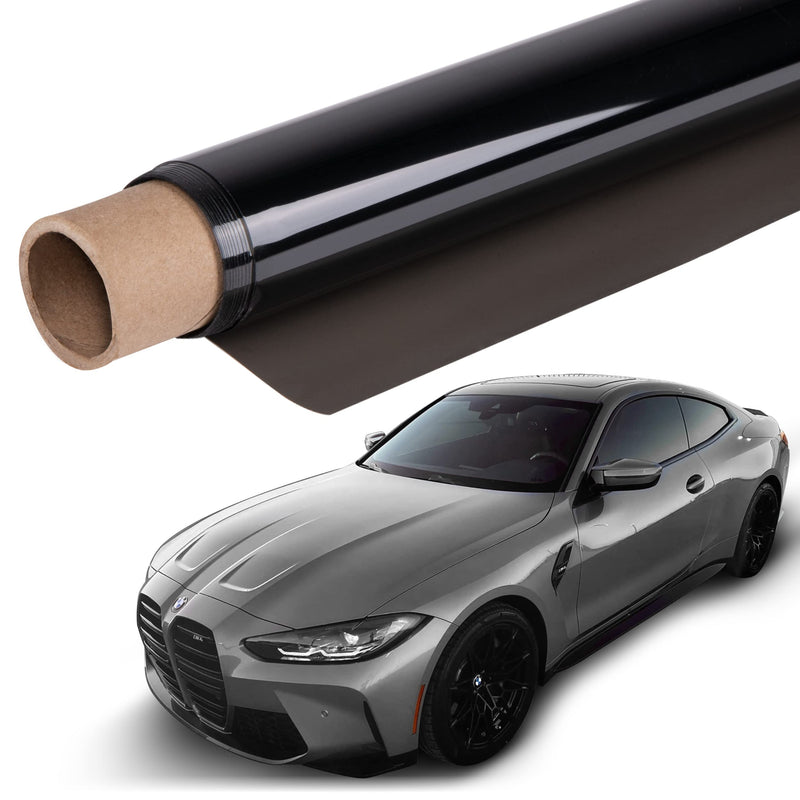 TRUE LINE Automotive Nano Ceramic Window Tint Film Roll 99% UV Rejection IRR80 (5% 38'' Wide 10' Long) 5% 38'' Wide 10' Long