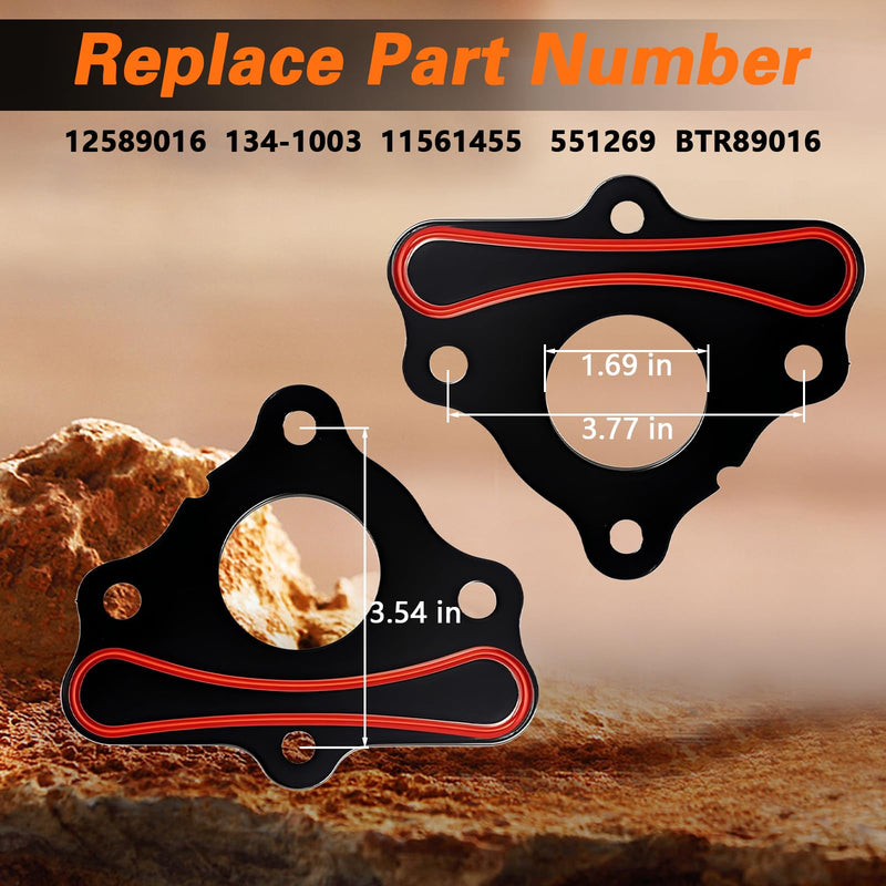 FUSCH Camshaft Retainer Thrust Plate Gasket with Bolt Kit Compatible with All GM LS LT Gen III IV V Engines LS LS1 LS2 LS3 LQ4 LQ9 4.8L 5.3L 6.0L 6.2L Replace# 12589016